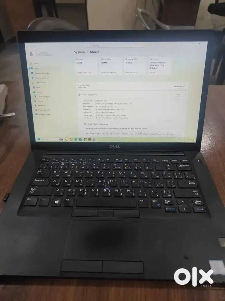 Dell i7 Processor 256SSD super fast lap with loaded softwared