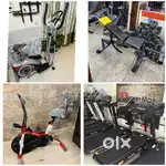 All gym equipments exercise cycle and treadmill available