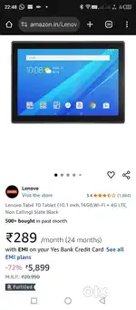 Lenovo Tab 4 with 10 inch screen