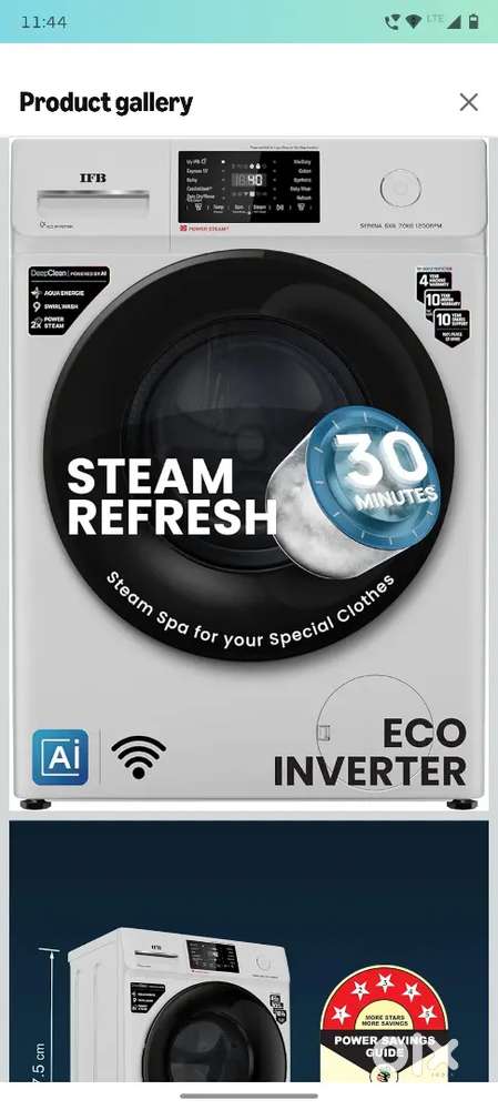 IFB front load washing machine 7 kg