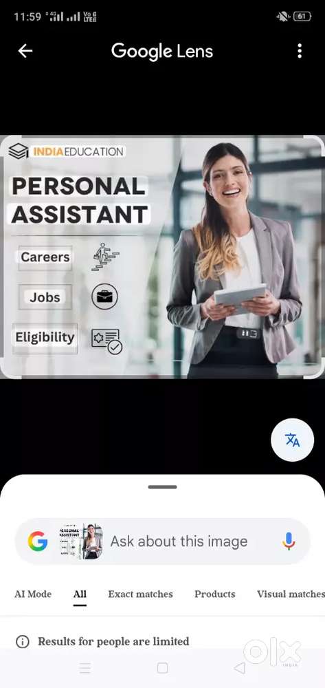 !! URGENTLY REQUIRED FOR THIS PROFILE - PERSONAL ASSISTANT