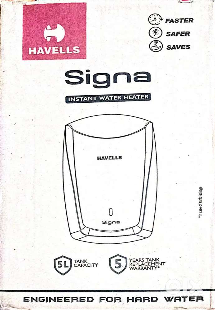 Havells gyesr 5 lltr 2 day old new