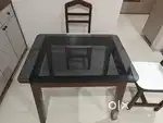 Dining table 4 seater with 4 chairs