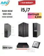 Full Set  CPU = Branded  Monitor  Keyboard Mouse  Ram - 8GB DDR3
