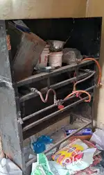 Bhatti(Black iron chulha)