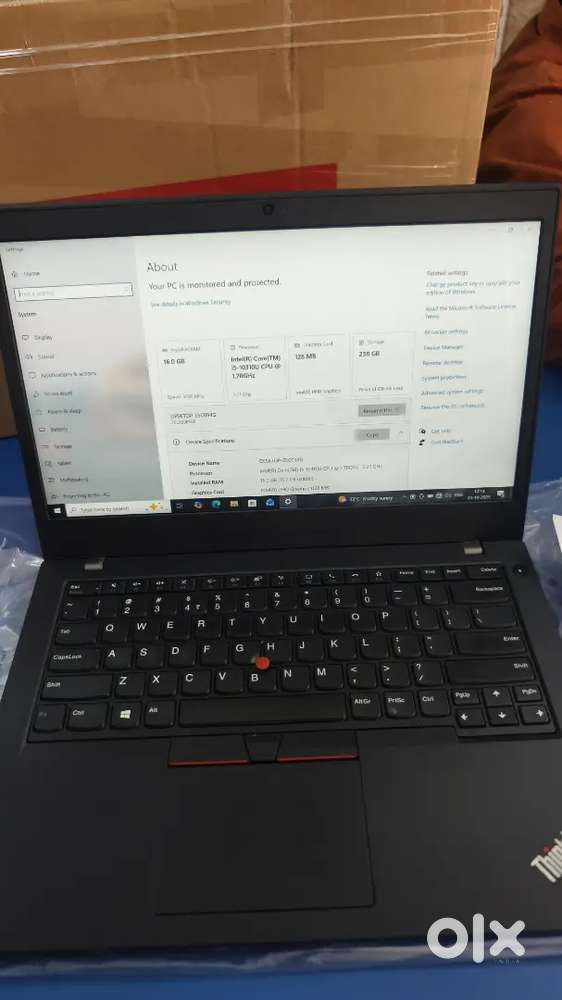 Lenovo ThinkPad with 2 month Waranty Orignal Box Charger