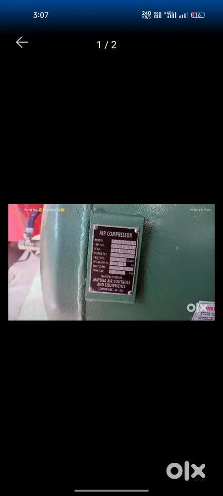 Compressor 2hp 250ltr