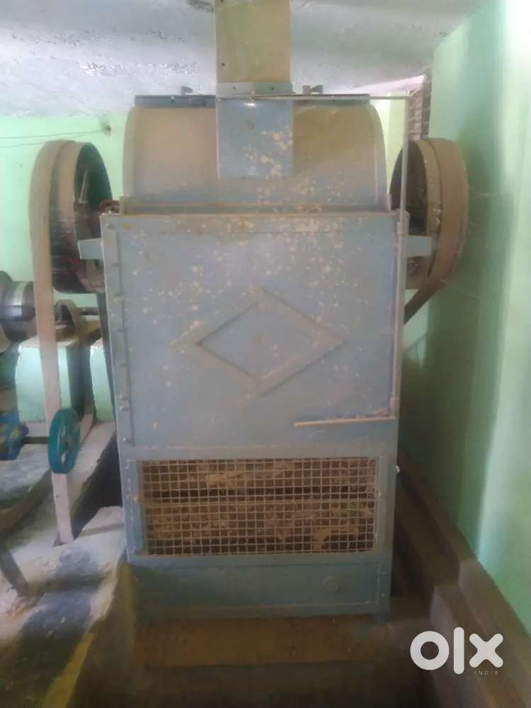Peanut shell removing machines