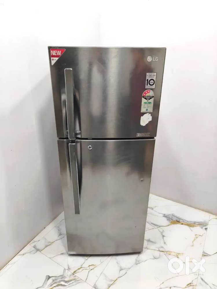 Lg  double door refrigerator with warranty and free delivery