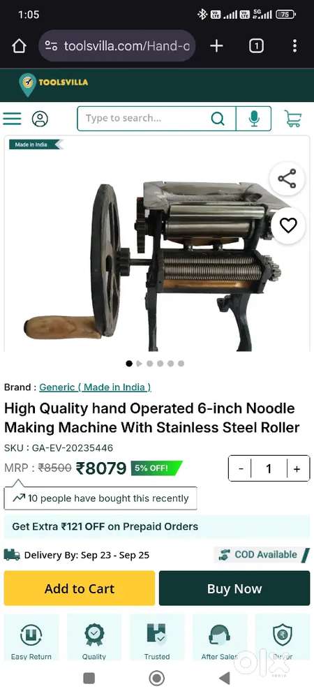 Thukpa Chowmin machine in great condition