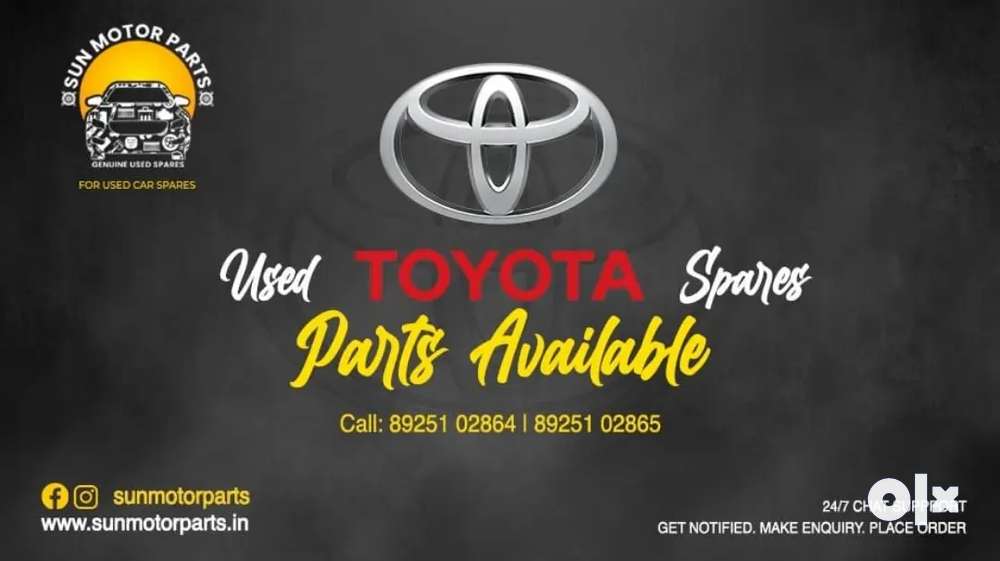 All Toyota genuine parts available