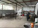 Cloud kitchen ware house for rent with water bore Available