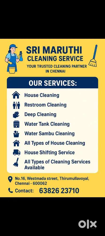 Wanted  Cleaning service Person