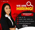Female office telecaller  (age : 25 to 35)