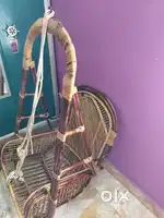 Bamboo Hanging oonjal ( swing Hand made with bamboo)