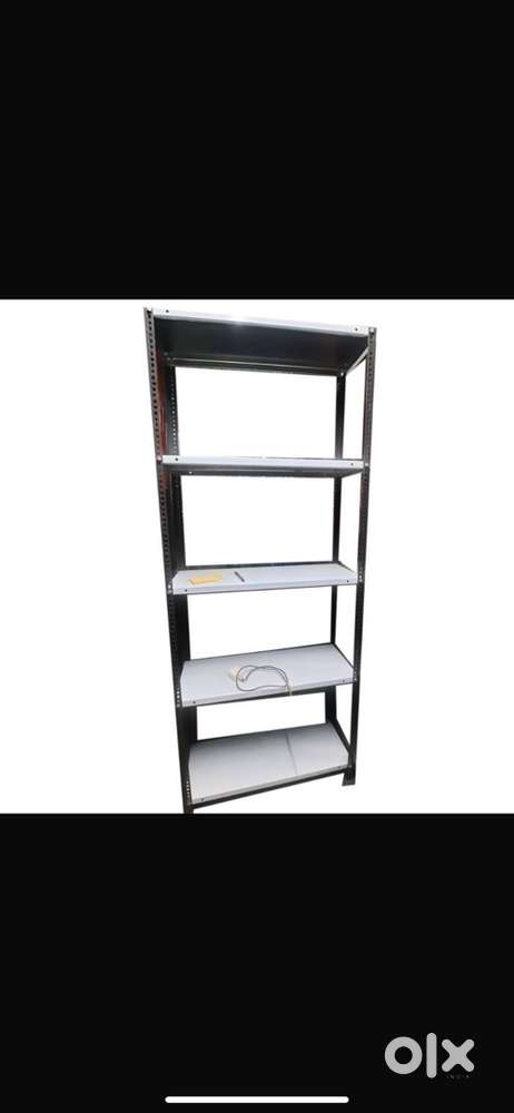 Slotted angle display racks for shops