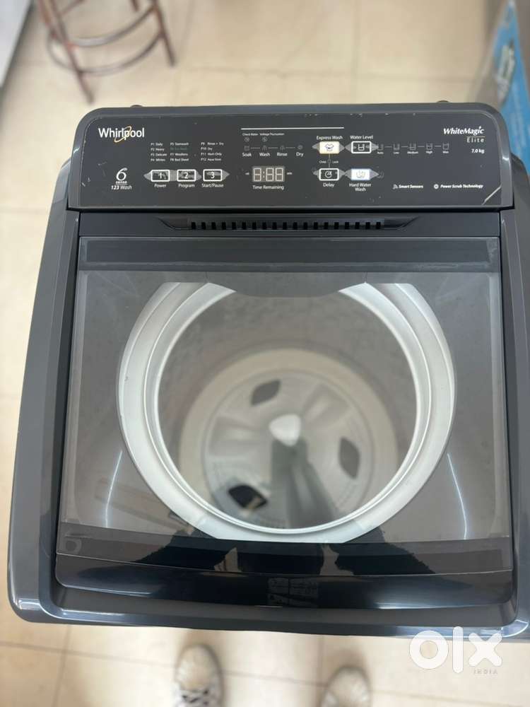 Whirlpool top load washing machine for sale, 7.5 KG