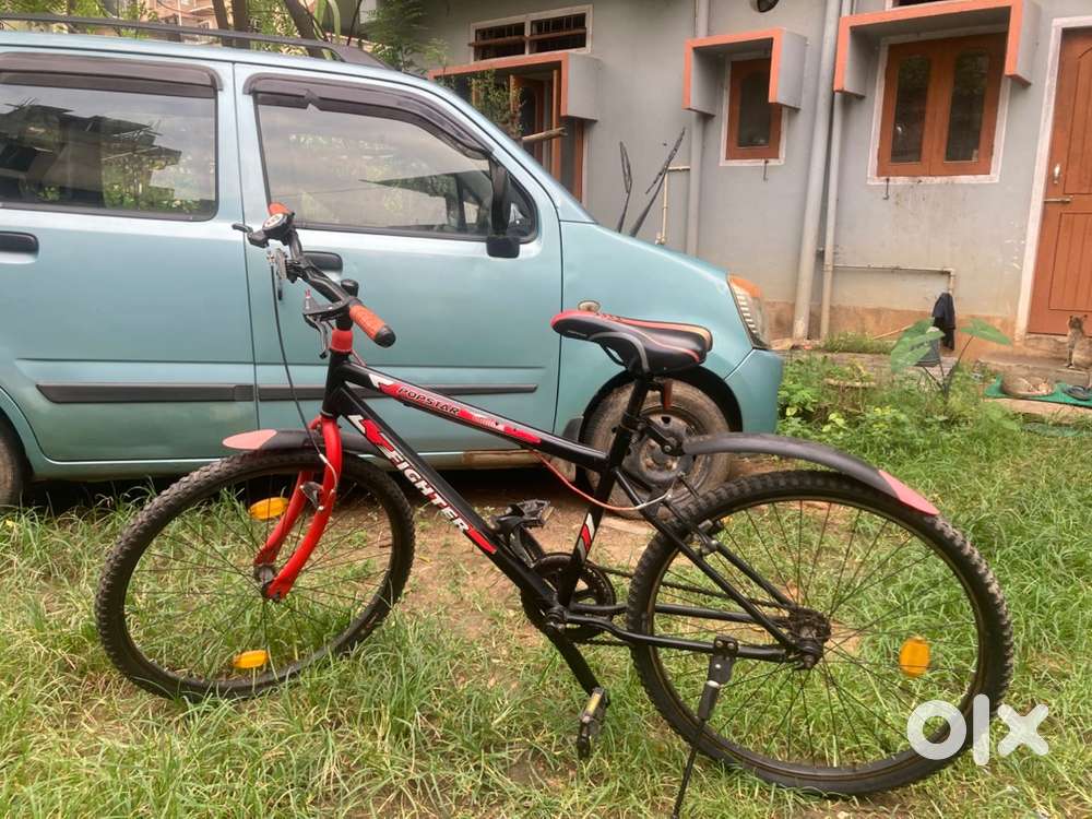 Mint condition black and red cycle