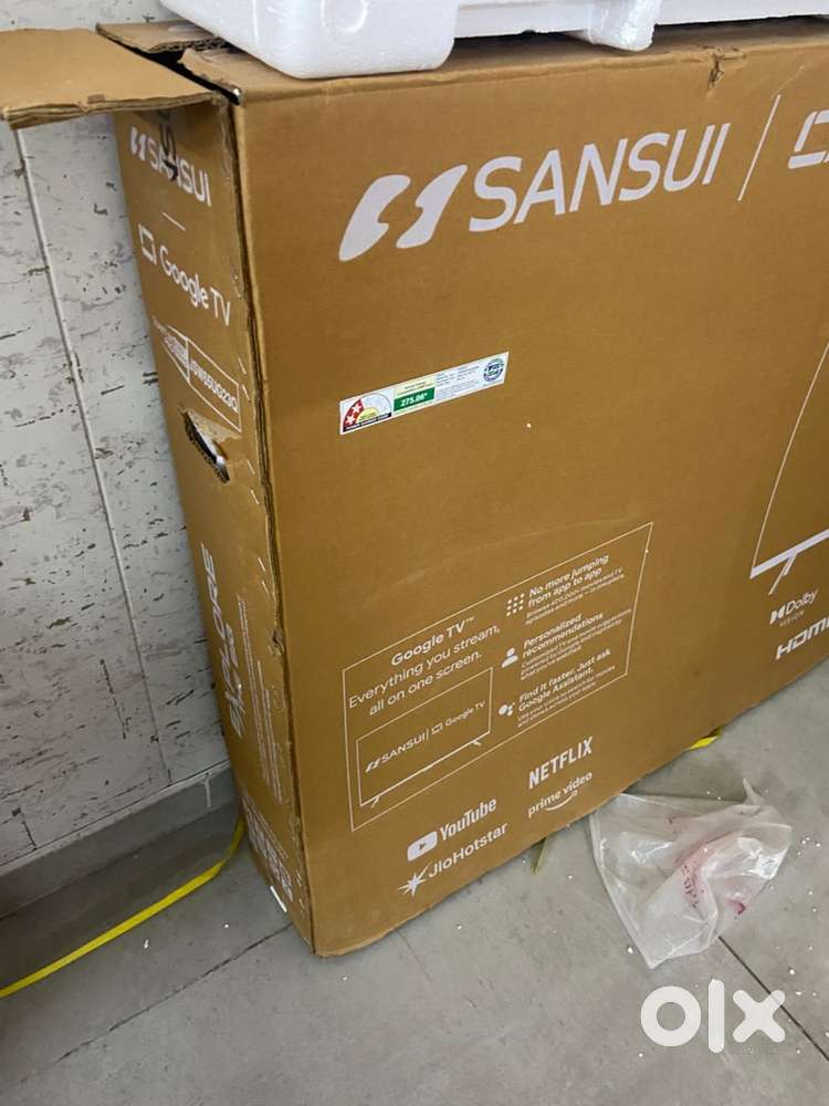 Sansui 65inch TV Panel broken