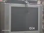 Onida black tv with Philips DVD player