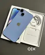 iPhone 14 128Gb Sira blue colour month used with bill box