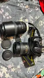 D5200 Nikon camera with 55-300 and 18-200 lens