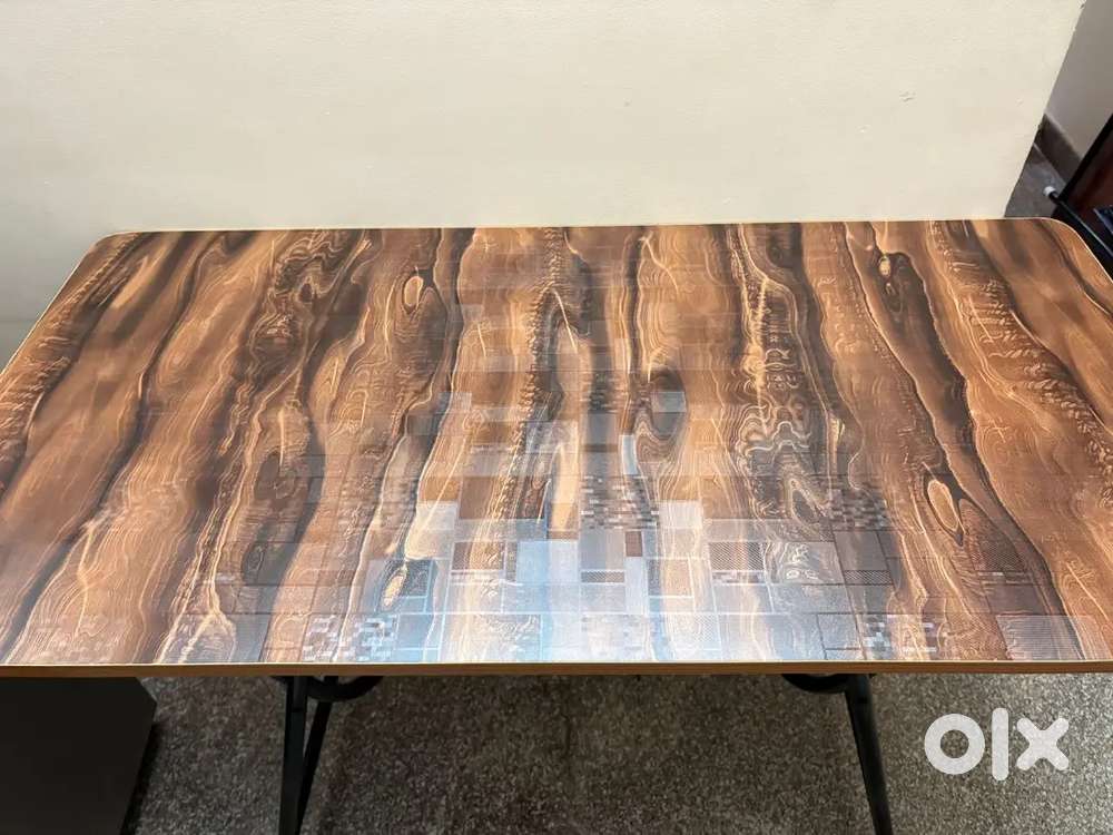 Wooden folding table