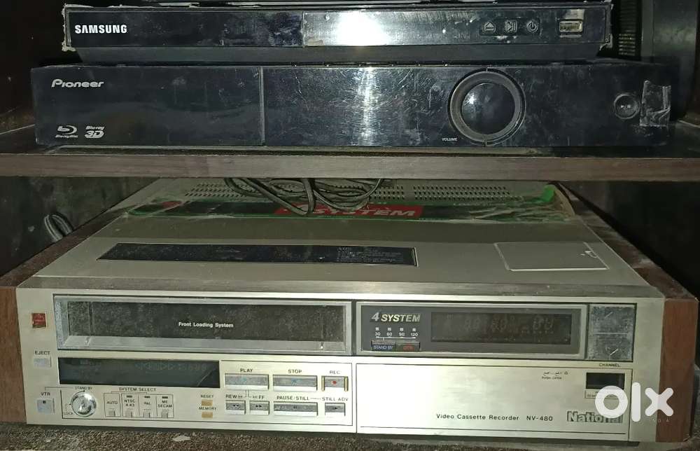 NATIONAL SHARP VCR+TV Ig pioneer 5.1 samsung 3D blu ray wd hd media