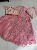 Elegant Pink Heavy Embroidered Lehenga with Blouse & Dupatta