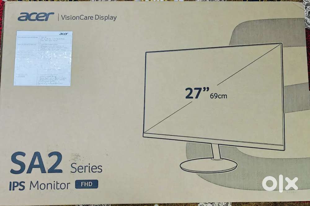ACER monitor only one time use for checking brand new.
