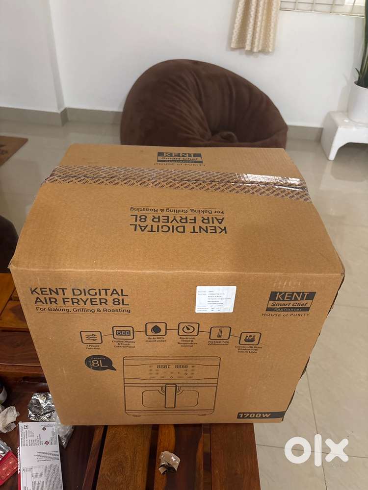 Kent digital air fryer 8 litre brand new