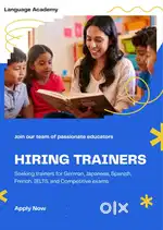 Hiring German, Japanese, Spanish & English language Trainers,
