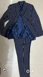 Stylish Navy Printripe Suite ( Discounted and Lowest price )