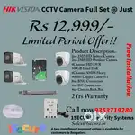 Hikvision Brand with 2yrs warranty CCTV Camera Full set