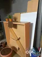 Queen Bed with storage, 6 by 4.