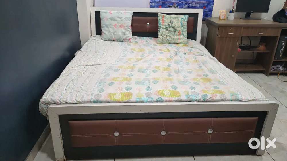 Double bed and cotton mattress