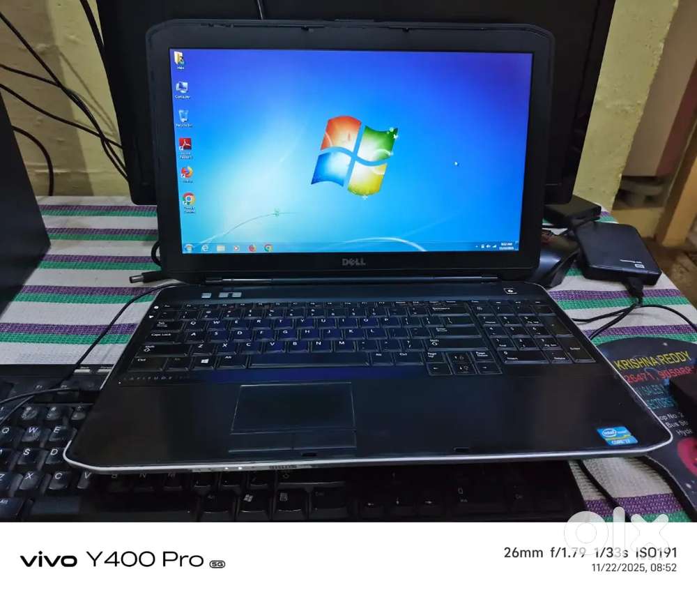 Laptop i7 Gen3 Os 10  8Gb Ram R disk500gb