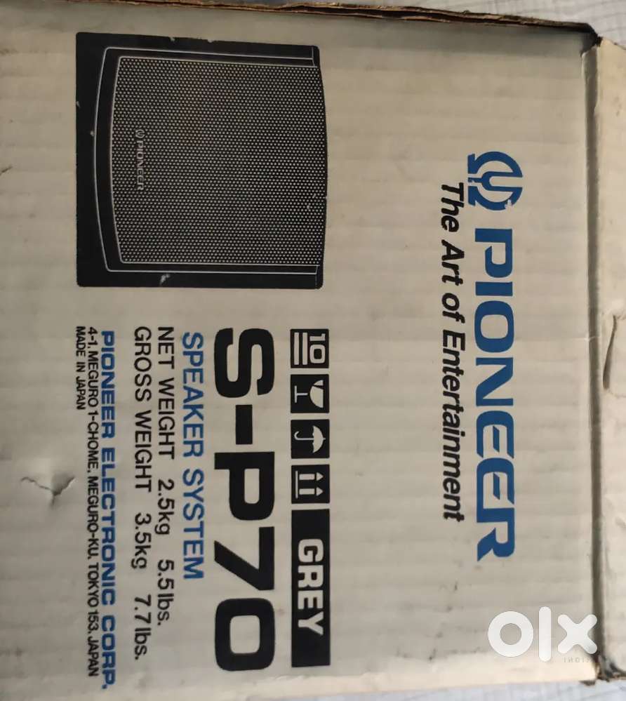 Pioneer original speakers set original ( made in japan)