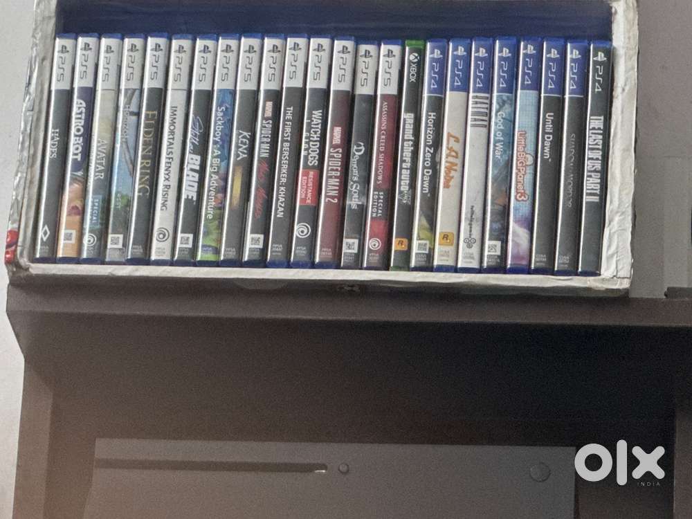 Ps5 and ps4 and switch games