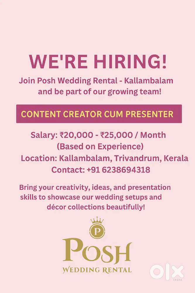 Content creator and presenter