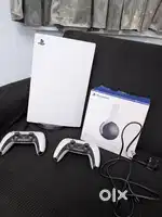Sony PS5 Digital Edition Console With Two DualSense Controllers & PS5