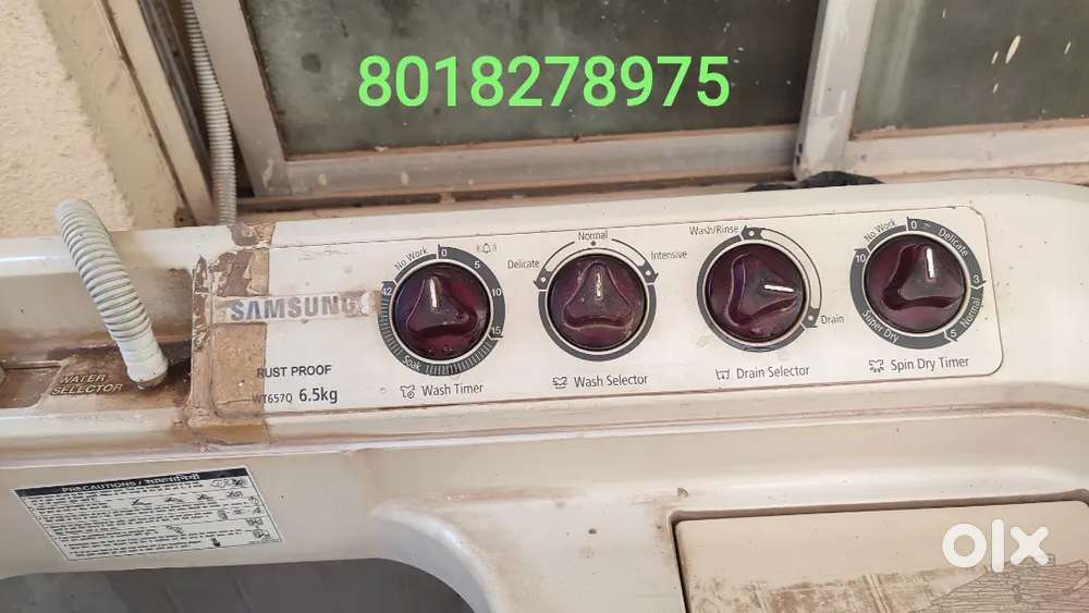 Rs 3000/6.5 kg Samsung Washing Machine, Washing Portion Never Repaired