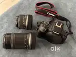 Canon EOS R50 mirror less camera with 55-210 & 18-45 lenses
