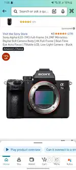 Sony 7m3 body