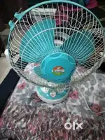 New pankha not used table fan light wala