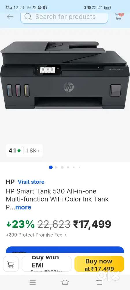 HP 530 ALL IN ONE PRINTER