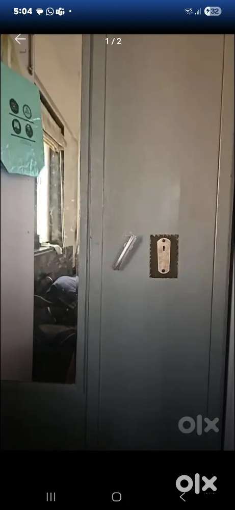 Heavy-Duty Iron Wardrobe – Sturdy & Spacious Locker