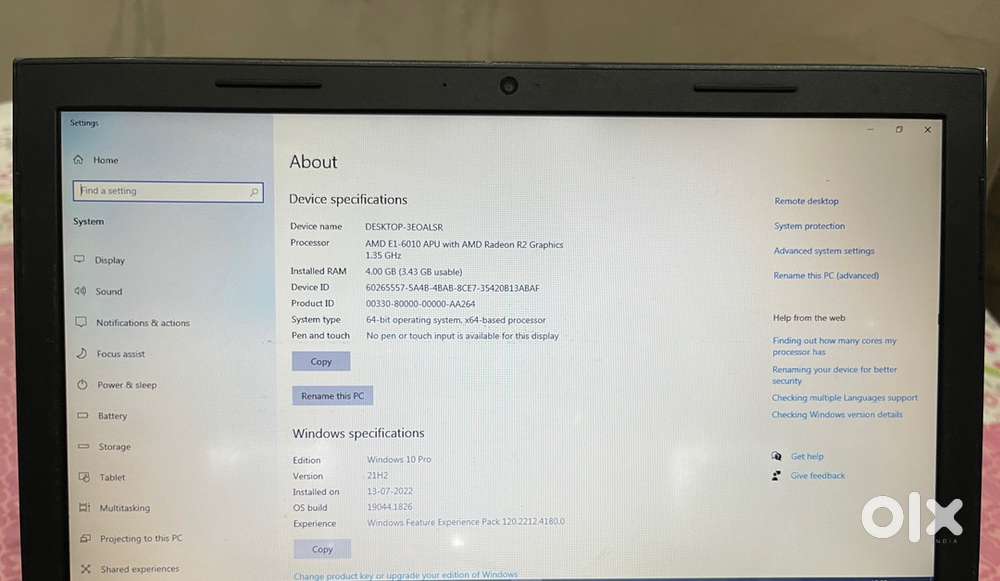 Dell Inspiron 15 Core i3 Processor
