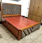 Solid Sagwan Teak Wood Bed -Customized, Premium Quality