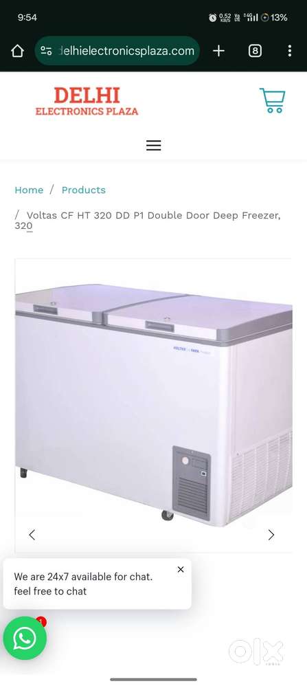 Tata voltas 320 ltr